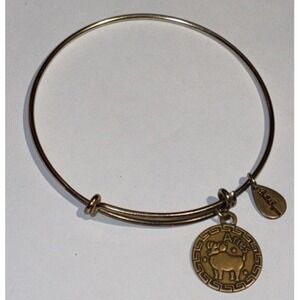 Bella‎ Ryan's ARIES ZODIAC Expandable Bangle Charm Bracelet Women's Jewelry
